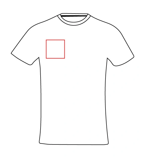  Nanaimo Printing Positions Front Right Chest