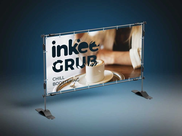  Free Banner Stand Mockup 1
