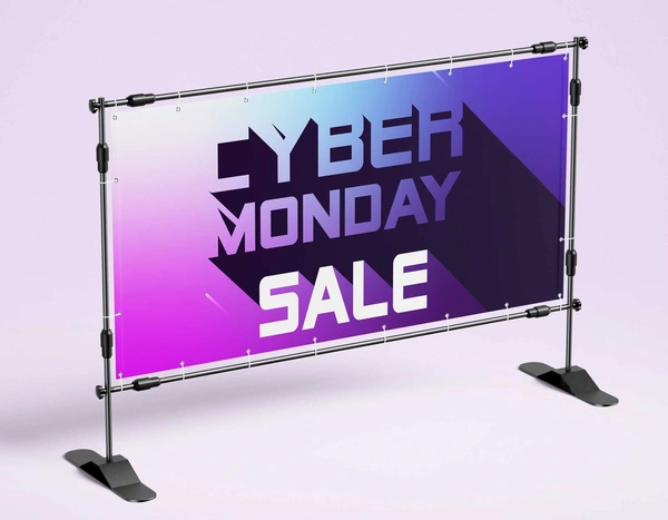  Free Banner Stand Mockup 1 Ret