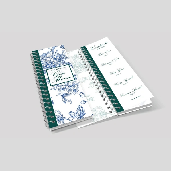 DL Wiro Bound Booklet